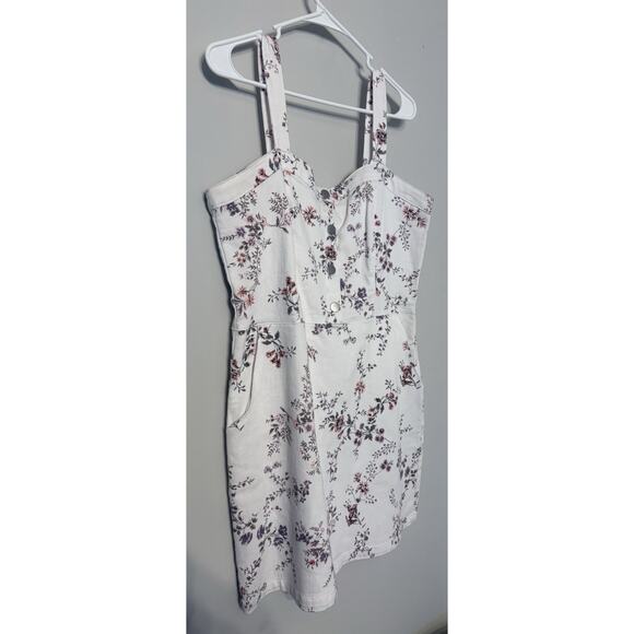 No Boundaries Women’s Floral Button-Front Sundress –Size XL, Casual Summer Dress - Picture 3 of 10
